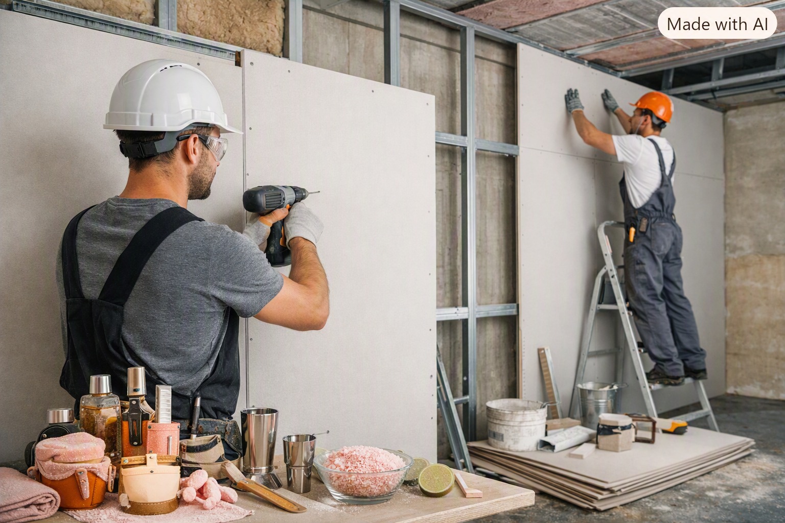 Técnico instalador de drywall